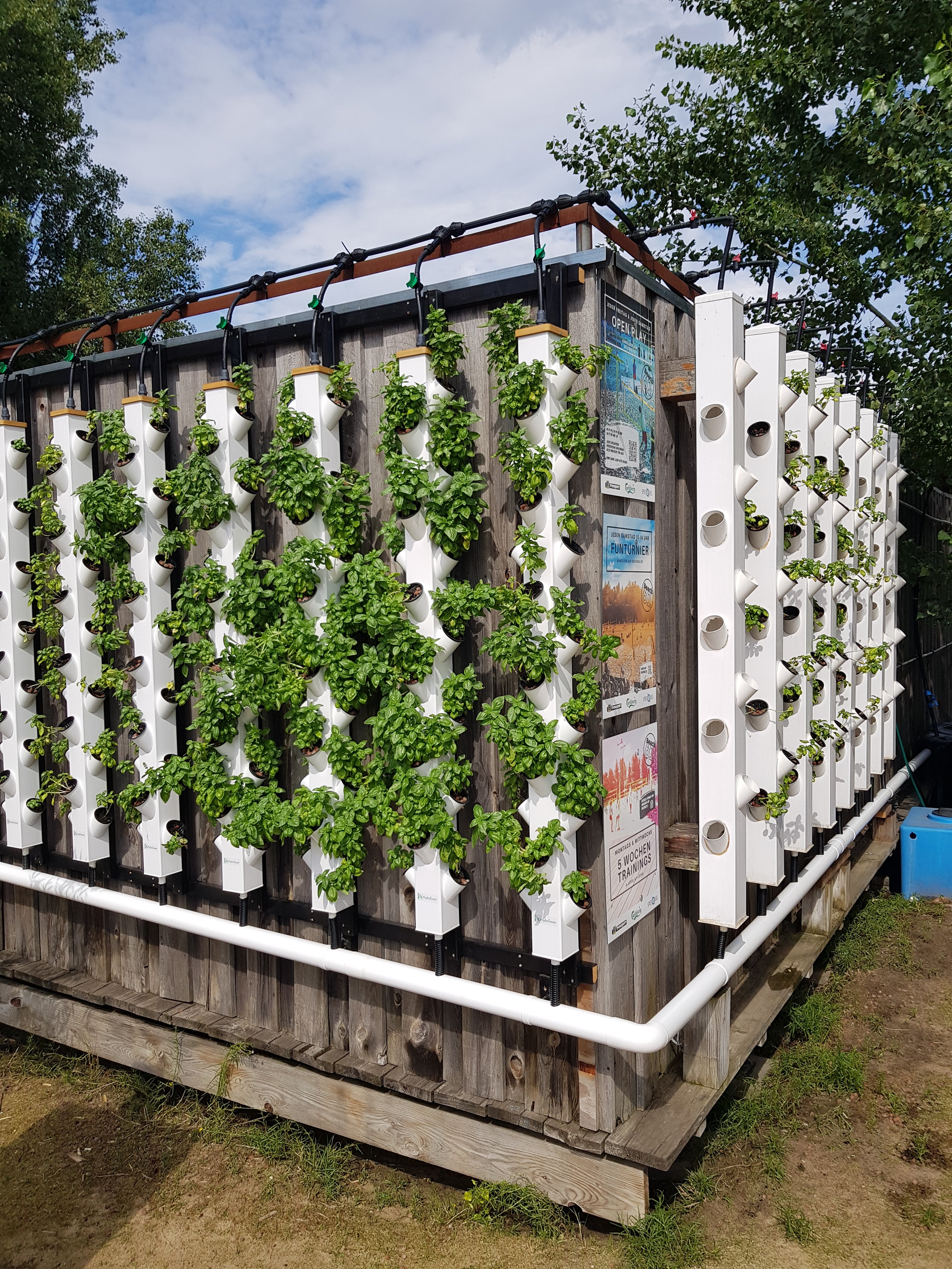 Outdoor Hydroponik für große Ernte B2B Farming